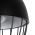 GLOBOSTAR® CANARIO 999-0111 Vintage Κρεμαστό Φωτιστικό Οροφής με Ντουί 1 x E27 AC 220-240V IP20 - Μαύρο - Μ28 x Π28 x Υ47cm