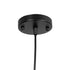 GLOBOSTAR® CANARIO 999-0111 Vintage Κρεμαστό Φωτιστικό Οροφής με Ντουί 1 x E27 AC 220-240V IP20 - Μαύρο - Μ28 x Π28 x Υ47cm
