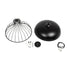 GLOBOSTAR® SOBRINO 999-0112 Vintage Κρεμαστό Φωτιστικό Οροφής με Ντουί 1 x E27 AC 220-240V IP20 - Μαύρο - Μ45 x Π45 x Υ45cm