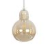 GLOBOSTAR® LUCREZIA 999-0143 Μοντέρνο Κρεμαστό Φωτιστικό Οροφής με Ντουί 1 x E27 AC 220-240V IP20 - Μελί - Μ18 x Π18 x Υ24cm