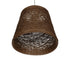GLOBOSTAR® PLAYROOM 999-0145 Vintage Κρεμαστό Φωτιστικό Οροφής με Ντουί 1 x E27 AC 220-240V IP20 - Καφέ - Μ30 x Π30 x Υ30cm