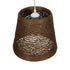 GLOBOSTAR® PLAYROOM 999-0145 Vintage Κρεμαστό Φωτιστικό Οροφής με Ντουί 1 x E27 AC 220-240V IP20 - Καφέ - Μ30 x Π30 x Υ30cm