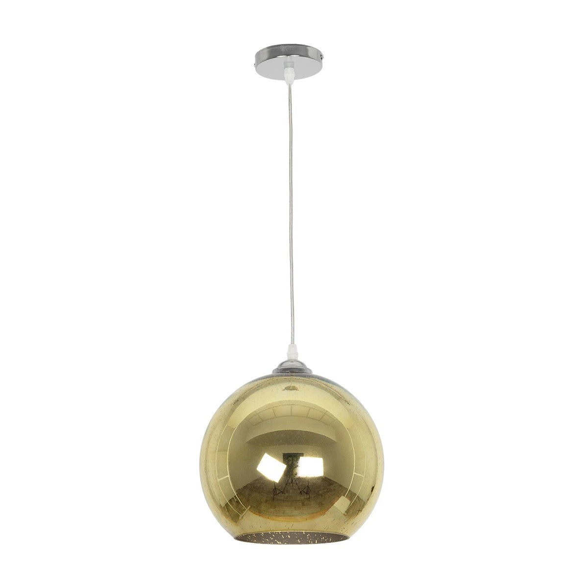 GLOBOSTAR® SATURN 999-0147 Μοντέρνο Κρεμαστό Φωτιστικό Οροφής με Ντουί 1 x E27 AC 220-240V IP20 - Πολύχρωμο - Μ25 x Π25 x Υ22cm