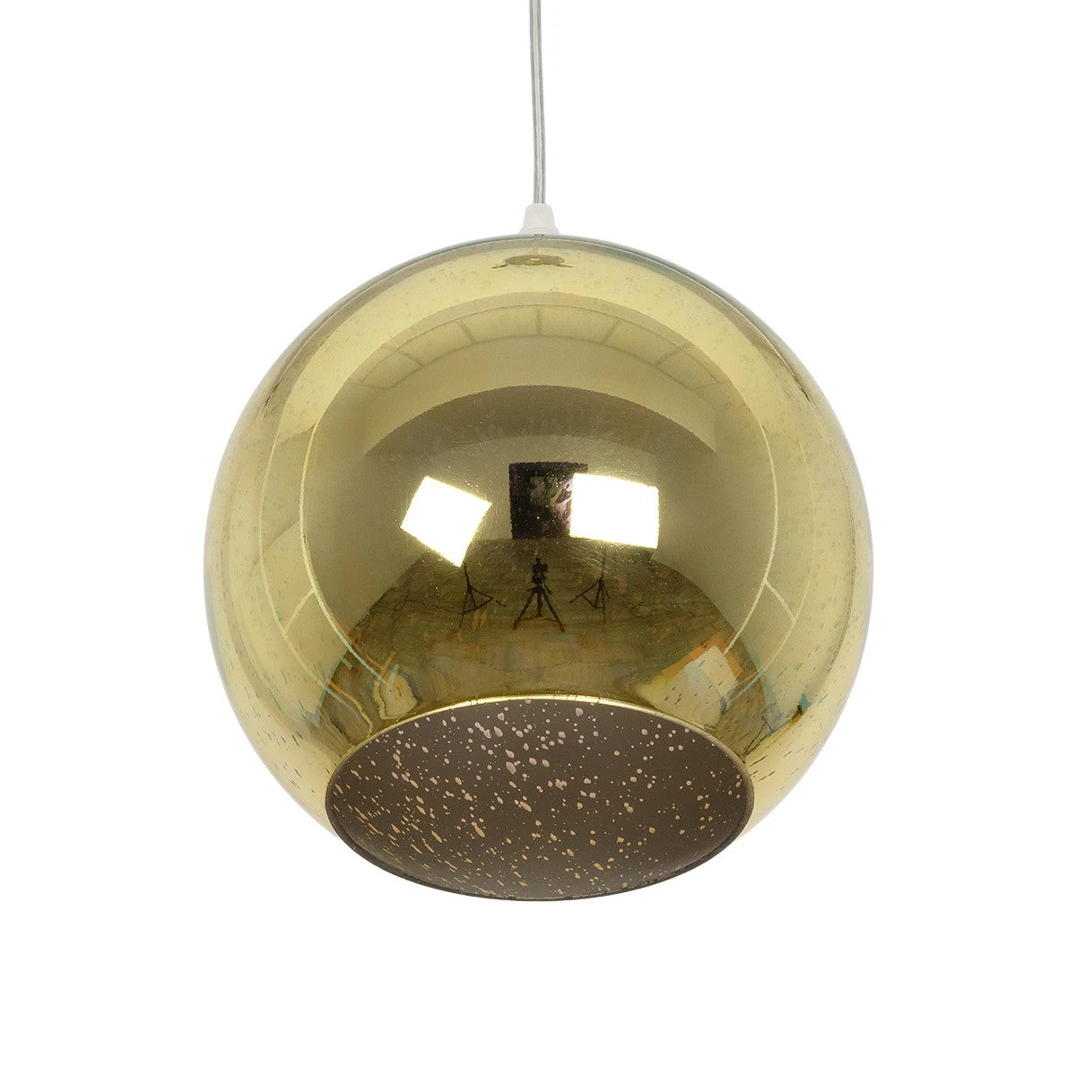 GLOBOSTAR® SATURN 999-0147 Μοντέρνο Κρεμαστό Φωτιστικό Οροφής με Ντουί 1 x E27 AC 220-240V IP20 - Πολύχρωμο - Μ25 x Π25 x Υ22cm
