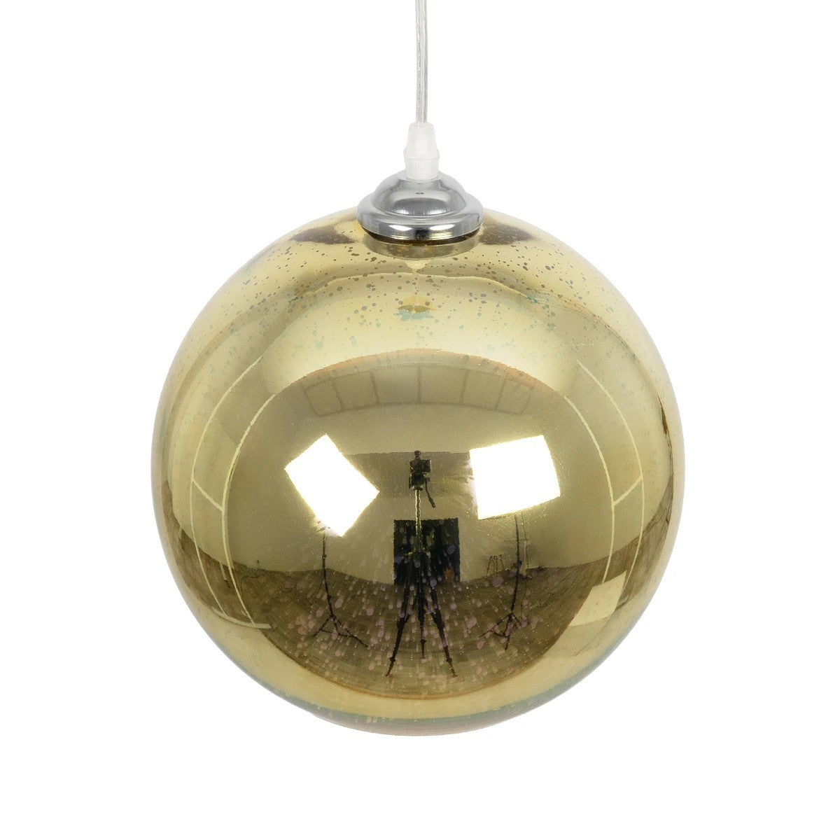 GLOBOSTAR® SATURN 999-0147 Μοντέρνο Κρεμαστό Φωτιστικό Οροφής με Ντουί 1 x E27 AC 220-240V IP20 - Πολύχρωμο - Μ25 x Π25 x Υ22cm