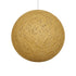 GLOBOSTAR® OCEANA 999-0155 Boho Κρεμαστό Φωτιστικό Οροφής με Ντουί 1 x E27 AC 220-240V IP20 - Μπεζ & Χρυσό - Μ60 x Π60 x Υ60cm