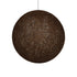 GLOBOSTAR® OCEANA 999-0156 Boho Κρεμαστό Φωτιστικό Οροφής με Ντουί 1 x E27 AC 220-240V IP20 - Καφέ - Μ60 x Π60 x Υ60cm