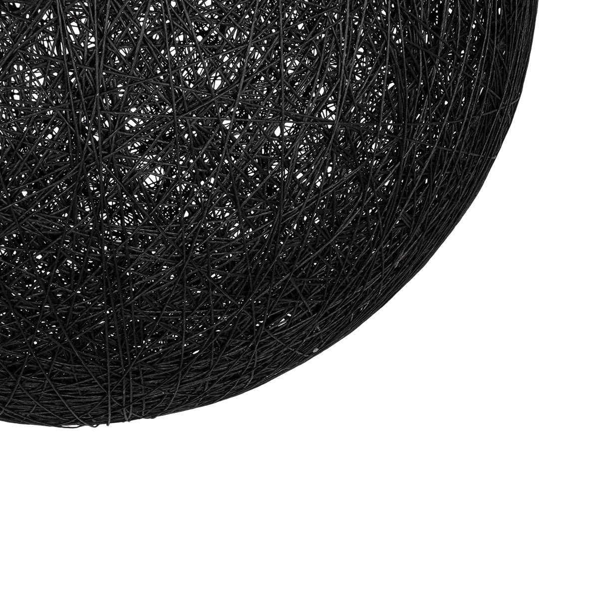 GLOBOSTAR® OCEANA 999-0157 Boho Κρεμαστό Φωτιστικό Οροφής με Ντουί 1 x E27 AC 220-240V IP20 - Μαύρο - Μ60 x Π60 x Υ60cm