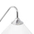 GLOBOSTAR® ALESSIA 999-0179 Μοντέρνο Φωτιστικό Τοίχου - Απλίκα με Ντουί 1 x E27 AC 220-240V IP20 - Μπεζ & Ασημί - Μ18 x Π26 x Υ29cm