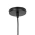 GLOBOSTAR® OLIVER 999-0186 Vintage Κρεμαστό Φωτιστικό Οροφής με Ντουί 1 x E27 AC 220-240V IP20 - Μελί & Μαύρο - Μ16 x Π16 x Υ25cm