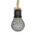 GLOBOSTAR® URBAN 999-0191 Vintage Κρεμαστό Φωτιστικό Οροφής με Ντουί 1 x E27 AC 220-240V IP20 - Μαύρο & Μπεζ - Μ15 x Π15 x Υ80cm