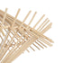 GLOBOSTAR® SASSO 999-0201 Boho Κρεμαστό Φωτιστικό Οροφής με Ντουί 1 x E27 AC 220-240V IP20 - Μπεζ - Μ50 x Π50 x Y23cm