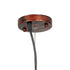 GLOBOSTAR® CUBE 999-0216 Μοντέρνο Κρεμαστό Φωτιστικό Οροφής με Ντουί 1 x E27 AC 220-240V IP20 - Χάλκινο - Μ70 x Π70 x Υ87cm