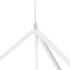 GLOBOSTAR® CUBE 999-0217 Μοντέρνο Κρεμαστό Φωτιστικό Οροφής με Ντουί 1 x E27 AC 220-240V IP20 - Λευκό - Μ70 x Π70 x Y87cm