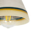 GLOBOSTAR® BEVIN 999-0219 Μοντέρνο Κρεμαστό Φωτιστικό Οροφής με Ντουί 1 x E27 AC 220-240V IP20 - Πολύχρωμο - Μ17 x Π17 x Υ21,5cm