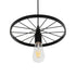 GLOBOSTAR® CASTOR 999-0228 Vintage Κρεμαστό Φωτιστικό Οροφής με Ντουί 1 x E27 AC 220-240V IP20 - Μαύρο - Μ30 x Π30 x Υ11cm - ledmania.gr