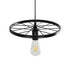 GLOBOSTAR® CASTOR 999-0228 Vintage Κρεμαστό Φωτιστικό Οροφής με Ντουί 1 x E27 AC 220-240V IP20 - Μαύρο - Μ30 x Π30 x Υ11cm - ledmania.gr
