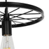 GLOBOSTAR® CASTOR 999-0228 Vintage Κρεμαστό Φωτιστικό Οροφής με Ντουί 1 x E27 AC 220-240V IP20 - Μαύρο - Μ30 x Π30 x Υ11cm - ledmania.gr