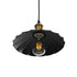 GLOBOSTAR® MARGI 999-0229 Vintage Κρεμαστό Φωτιστικό Οροφής με Ντουί 1 x E27 AC 220-240V IP20 - Μαύρο & Χρυσό - Μ26 x Π26 x Υ14cm - ledmania.gr