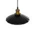 GLOBOSTAR® MARGI 999-0229 Vintage Κρεμαστό Φωτιστικό Οροφής με Ντουί 1 x E27 AC 220-240V IP20 - Μαύρο & Χρυσό - Μ26 x Π26 x Υ14cm - ledmania.gr