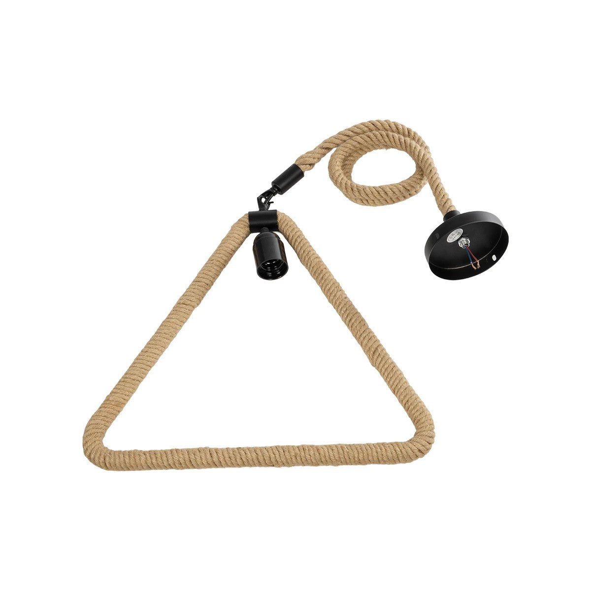 GLOBOSTAR® MALVERN 999-0235 Vintage Κρεμαστό Φωτιστικό Οροφής με Ντουί 1 x E27 AC 220-240V IP20 - Μαύρο & Μπεζ - Μ38 x Π4 x Υ42.5cm