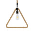 GLOBOSTAR® MALVERN 999-0235 Vintage Κρεμαστό Φωτιστικό Οροφής με Ντουί 1 x E27 AC 220-240V IP20 - Μαύρο & Μπεζ - Μ38 x Π4 x Υ42.5cm