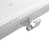 GLOBOSTAR® VIGAS 999-0250 Γραμμικό Βιομηχανικό Φωτιστικό Σκαφάκι Tri-Proof με Μεταλλικά Clips για 2 x Λάμπες T8 G13 90cm Τύπου Φθορίου LED Τροφοδοσίας Ενός Άκρου 120° AC 220-240V Αδιάβροχο IP65 - Γκρι με Διάφανο Κάλυμμα Πλαστικό PC - Μ100 x Π15 x Υ10cm - ledmania.gr