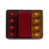 GLOBOSTAR® TAILIGHT 999-0255 Πίσω Φανάρι Οχημάτων LED 9W 360lm 140° DC 12V Αδιάβροχο IP66 Πορτοκαλί & Κόκκινο & Ψυχρό Λευκό 6000K - Μ12 x Π9.5 x Υ2cm - Πακέτο 2 Τεμαχίων - 1 Χρόνο Εγγύηση