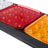 GLOBOSTAR® TAILIGHT 999-0259 Πίσω Φανάρι Οχημάτων LED 9W 360lm 180° DC 24V Αδιάβροχο IP66 Πορτοκαλί & Κόκκινο & Ψυχρό Λευκό 6000K - Μ42 x Π4.3 x Υ15.4cm - Πακέτο 2 Τεμαχίων - 1 Χρόνο Εγγύηση