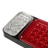 GLOBOSTAR® ARROWLIGHT 999-0262 Πίσω Φανάρι Οχημάτων Βέλος LED 9W 360lm 180° DC 24V Αδιάβροχο IP66 Πορτοκαλί & Κόκκινο & Ψυχρό Λευκό 6000K - Μ40 x Π3.5 x Υ15cm - Πακέτο 2 Τεμαχίων - 1 Χρόνο Εγγύηση