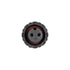 GLOBOSTAR® CONNECTOR 999-0265 2 Pin Σύνδεσμος Τροφοδοσίας για Wall Washers & Προβολείς με Είσοδο 2 x 0.25mm2 & Έξοδο 1 x Αρσενικό Βύσμα Αδιάβροχο IP65 - Μαύρο - Μ20 x Π1.5 x Υ1.5cm