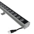 GLOBOSTAR® WASHERPANDA 999-0272 Μπάρα Φωτισμού Wall Washer LED 36W 3960lm 15° DC 24V Αδιάβροχο IP67 Θερμό Λευκό 2700K Dimmable - Bridgelux SMD Chip - Γκρι Ανθρακί - Μ100 x Π4 x Υ3cm - 3 Χρόνια Εγγύηση