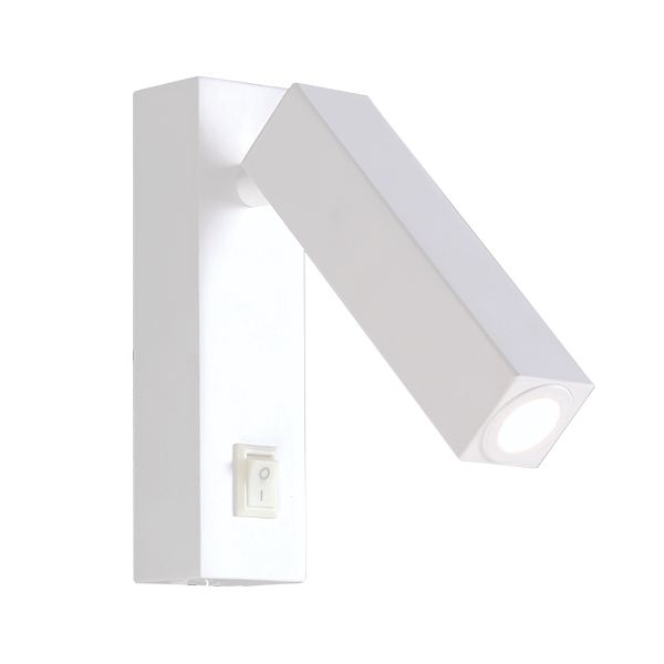 LED WALL LIGHT 3W 3000K WHITE - ledmania.gr