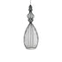 GLOBOSTAR® LILY 01561 Vintage Κρεμαστό Φωτιστικό Οροφής με Ντουί 1 x E27 AC 220-240V IP20 - Μαύρο & Λευκό - Μ90 x Π90 x Υ20cm - ledmania.gr