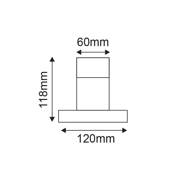 ΚΟΛΩΝΑΚΙ ΓΙΑ ΜΠΑΛΑ 11,8CM - ledmania.gr
