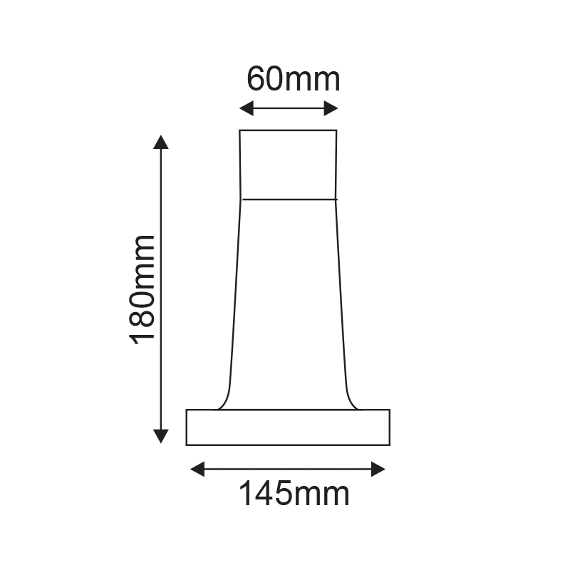 ΚΟΛΩΝΑΚΙ ΓΙΑ ΜΠΑΛΑ 18CM - ledmania.gr