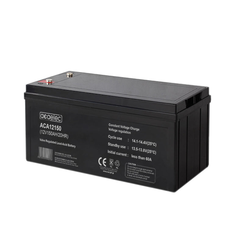 ΜΠΑΤΑΡΙΑ AGM VRLA 12V 150AH/20HR (M8 τερματικό) - ledmania.gr
