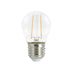 LED FILAMENT G45 2,5W 4000K 360° 198-250V AC 250LM RA80 E27 2YEARS CLEAR 78X45mm