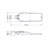 ^LED STREET LUMINAIRE 120W 16800LM 4000K 150⁰ x 75⁰ CLASS II IP66 10kV 230V AC IP66 - ledmania.gr