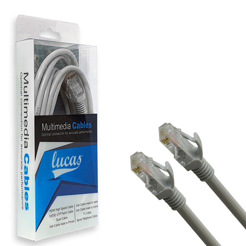 Καλώδιο UTP Patchcord CAT6 20m - ledmania.gr