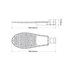 LED STREET LUMINAIRE 150W 15000LM 5000K 150 X40˚ CLASS I 230V AC IP65 - ledmania.gr