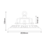 LED HIGH BAY ASTREK DIM 1-10V 100W 15.000LM 5000K 90° 230V AC IP65 Ra>80 50.000HRS - ledmania.gr