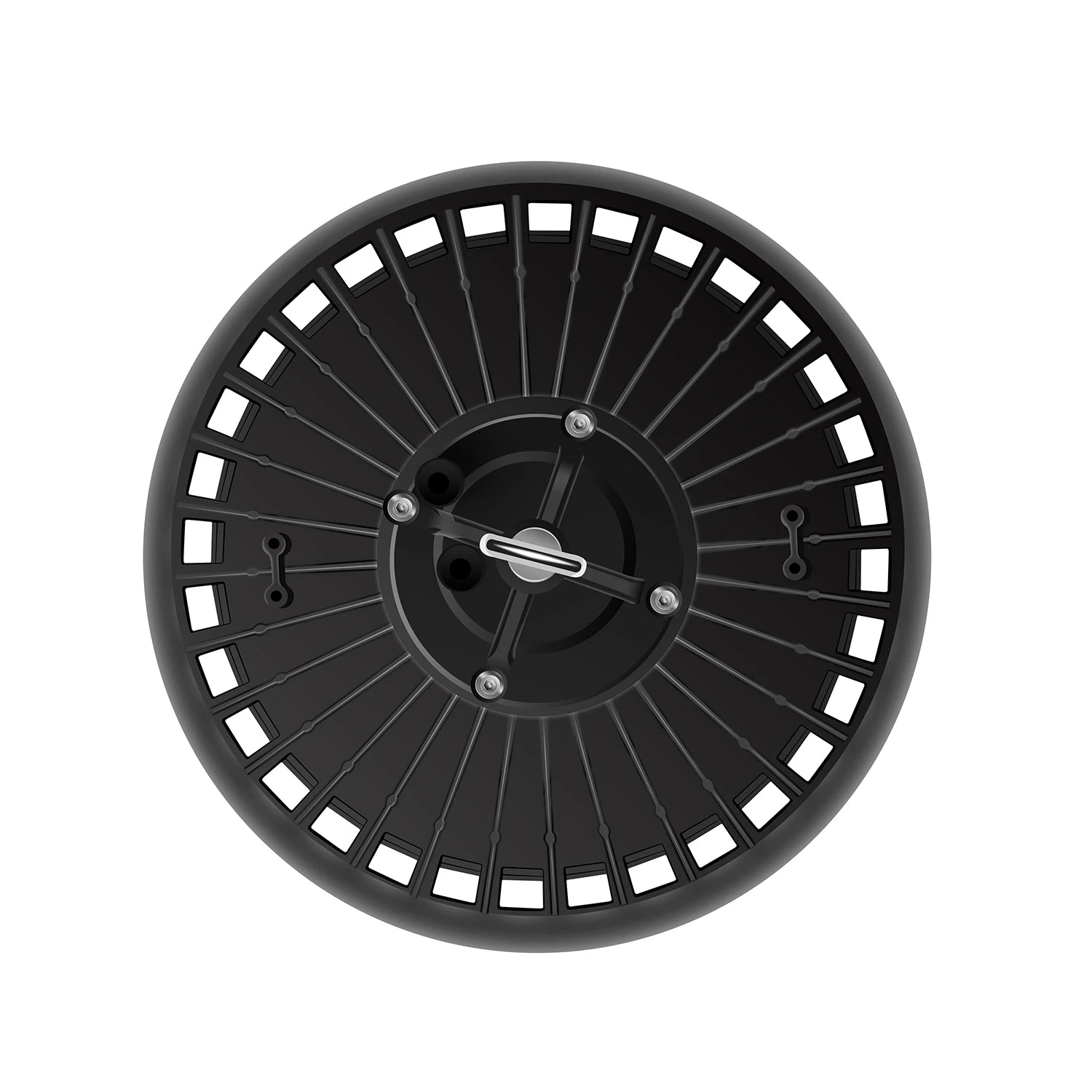 ΦΩΤΙΣΤΙΚΟ ΚΑΜΠΑΝΑ LED SMD ACA ASTREK15050AD ΜΑΥΡΟ 100/120/150 W 5000K 150LM/W DIM 1-10V 90° IP65 IK08 Ø299X139MM