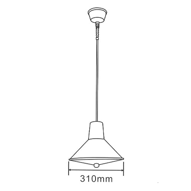 ΚΑΜΠΑΝΑ Φ310 Ε27 MAX 36W IP45 ΜΠΛΕ - ledmania.gr