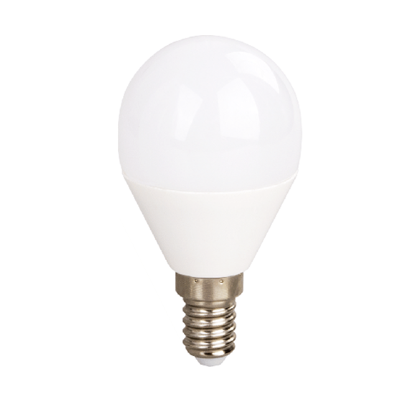 LED SMD E14 DIM G45 7W 3000K 230V AC 700LM RA80 30000H 230° - ledmania.gr
