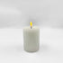 LED BATTERY WHITE WAX CANDLE WITH WATER EFFECT FLICKERING 2AA BATTERIES (NOT INCLUDED) 75x100mm