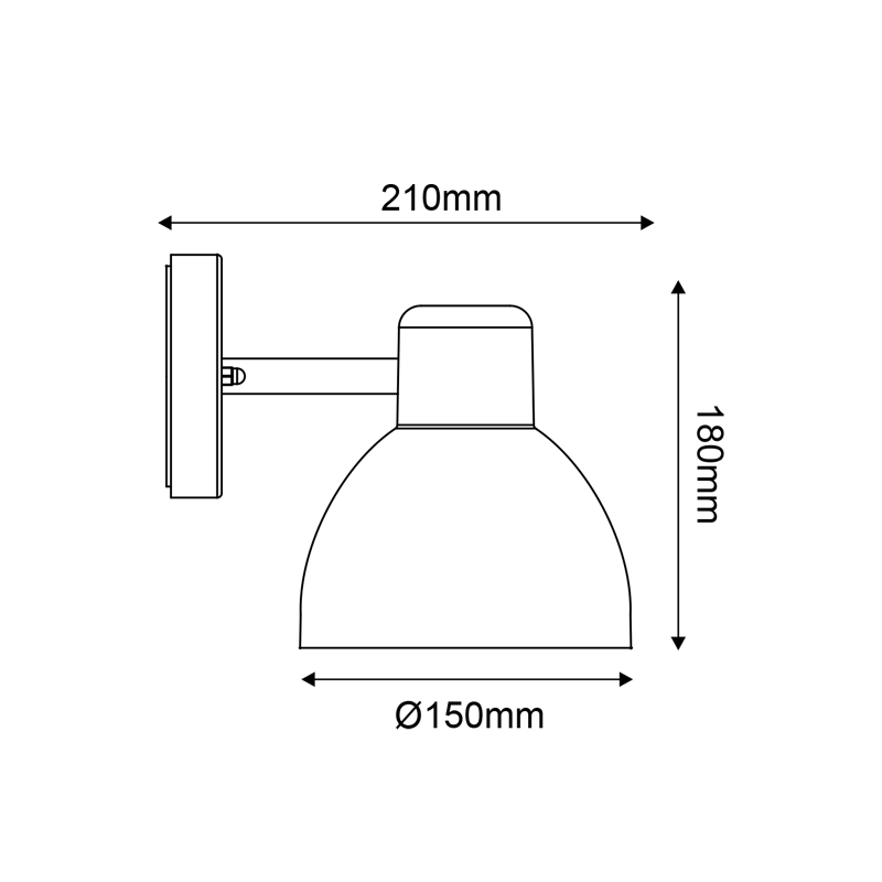 ΣΚΟΥΡΙΑ ΕΠΙΤΟΙΧΟ ΦΩΤΙΣΤΙΚΟ BERO MINI 1XE27 MAX.10W LED IP44 ΜΕ ΟΠΑΛ PC ΚΑΛΥΜΜΑ - ledmania.gr