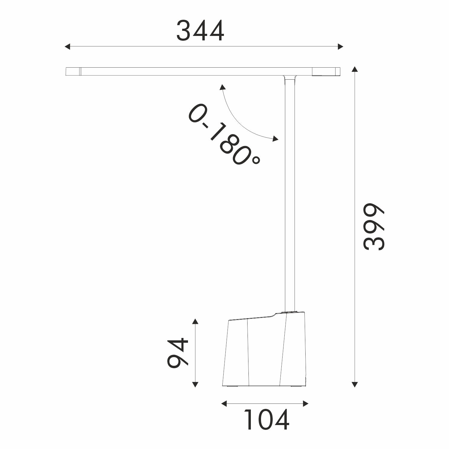 ΦΩΤΙΣΤΙΚΟ ΓΡΑΦΕΙΟΥ LED ACA BL1046ULG ΓΚΡΙ 8W CCT 3000K/3800K/5700K 300LM