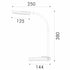 ΦΩΤΙΣΤΙΚΟ ΓΡΑΦΕΙΟΥ LED ACA BL1055WH ΛΕΥΚΟ 8W CCT 3000K/3800K/5700K 300LM