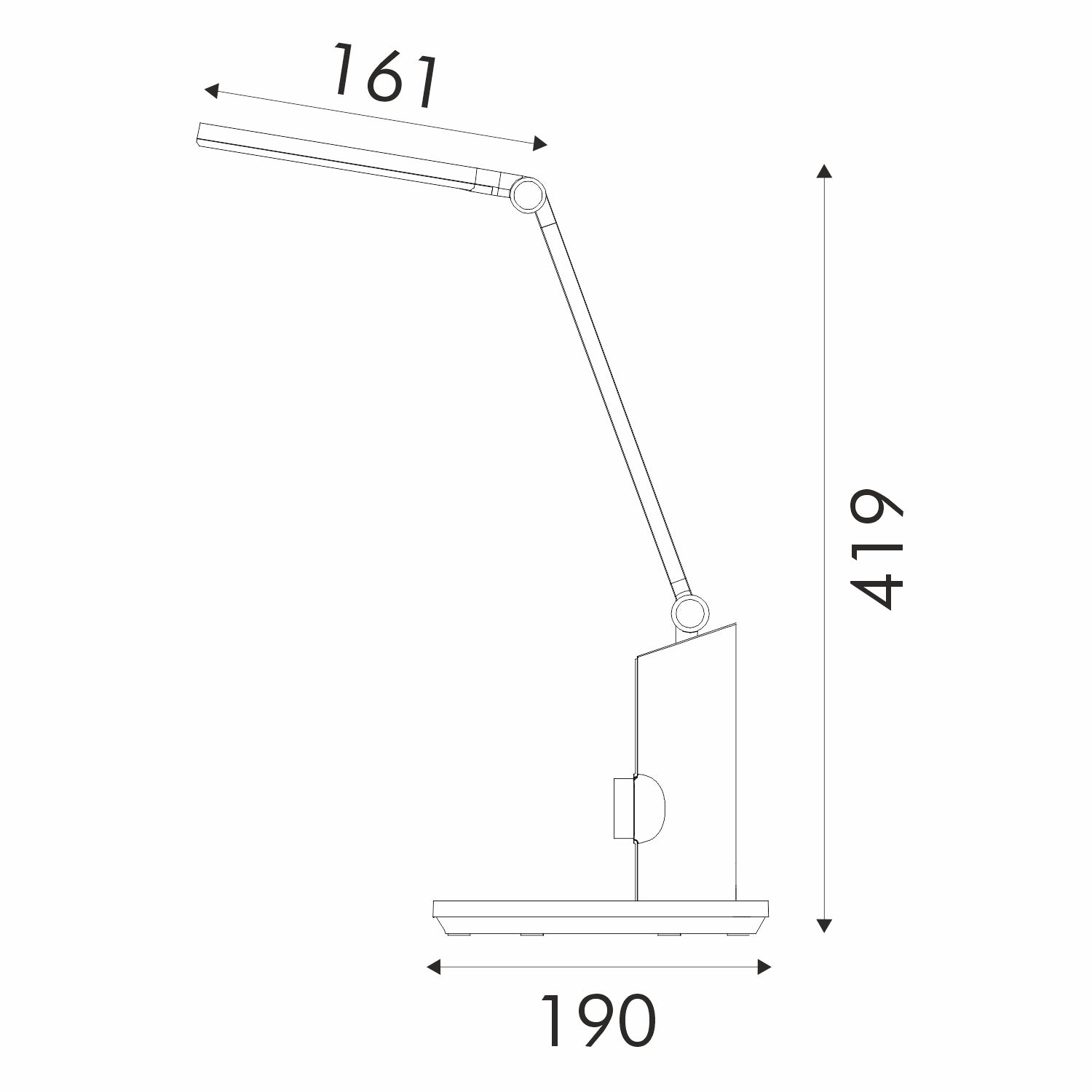 ΦΩΤΙΣΤΙΚΟ ΓΡΑΦΕΙΟΥ ΓΚΡΙ ΠΛΑΣΤΙΚΟ LED SMD 10W 600LM CCT 2700K-4000K-6500K IP20
